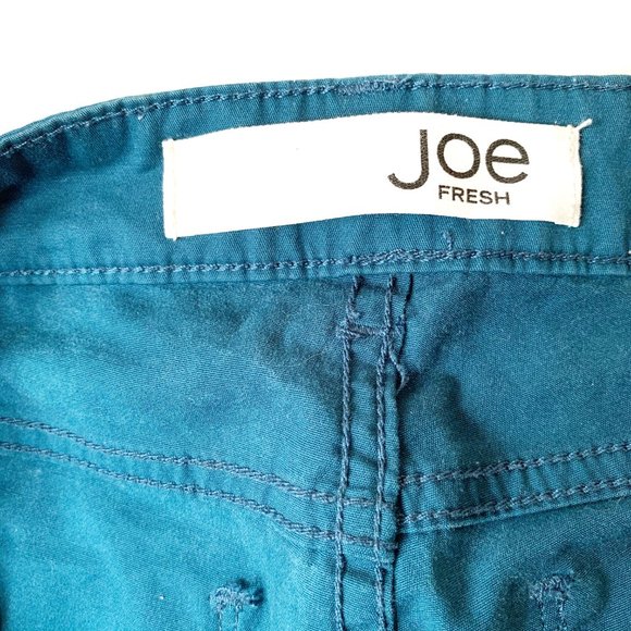 JOE FRESH | Turquoise Snake Print Skinny Jean - Picture 5 of 7